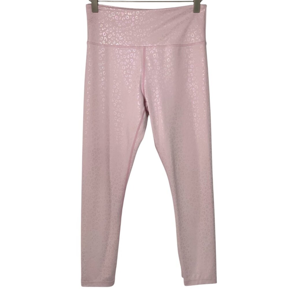 Zyia Pink Leopard Unicorn Light n Tight 7/8 Leggings 6-8